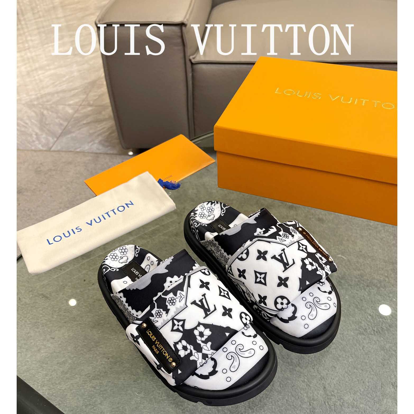 Louis Vuitton Slipper Pillow Flat Comfort Mule - EUR FASHION