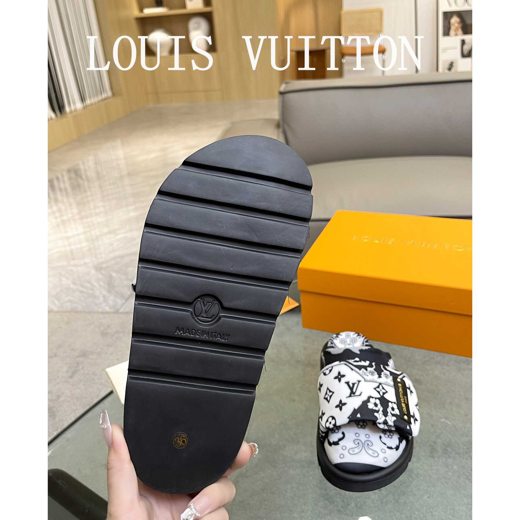 Louis Vuitton Slipper Pillow Flat Comfort Mule - EUR FASHION