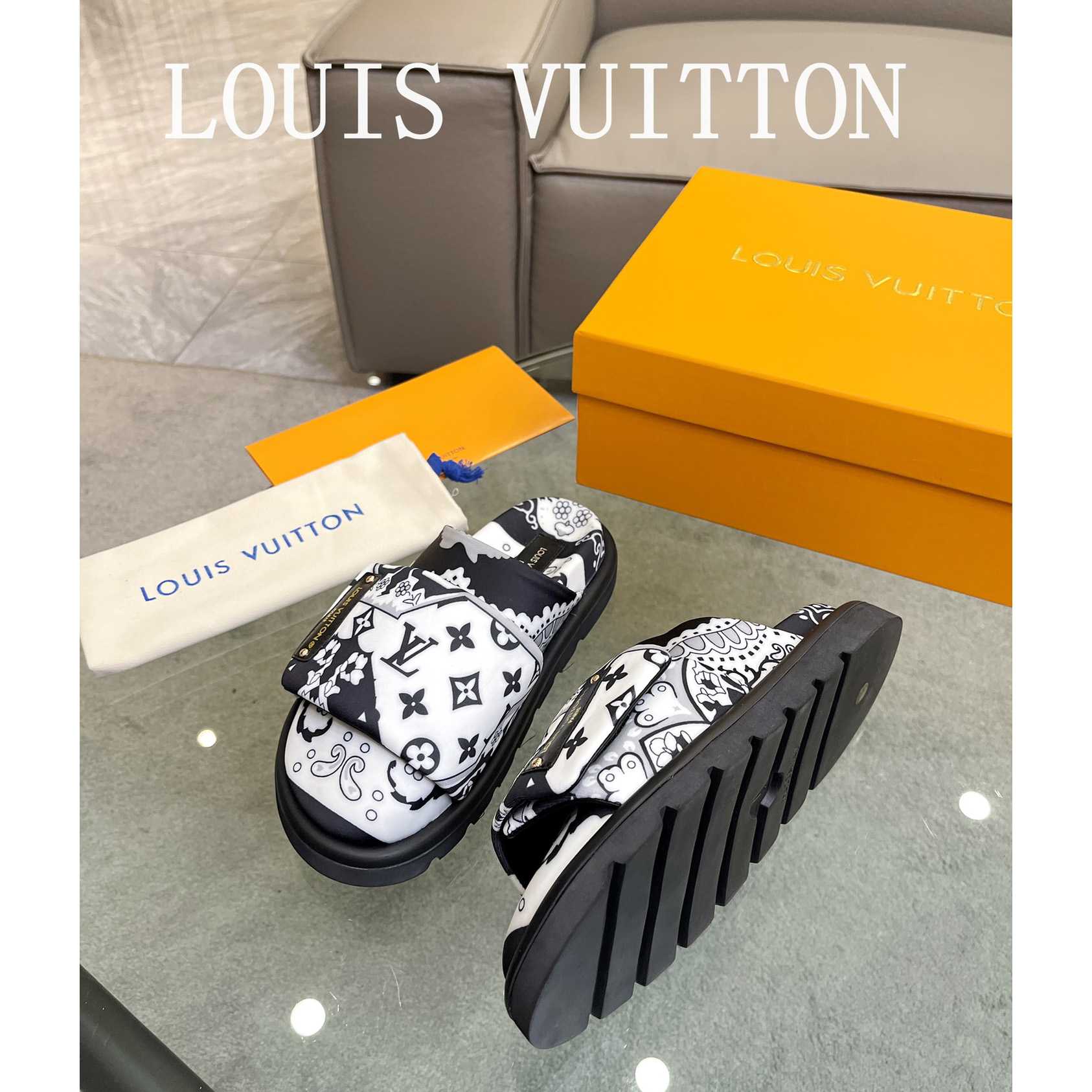 Louis Vuitton Slipper Pillow Flat Comfort Mule - EUR FASHION