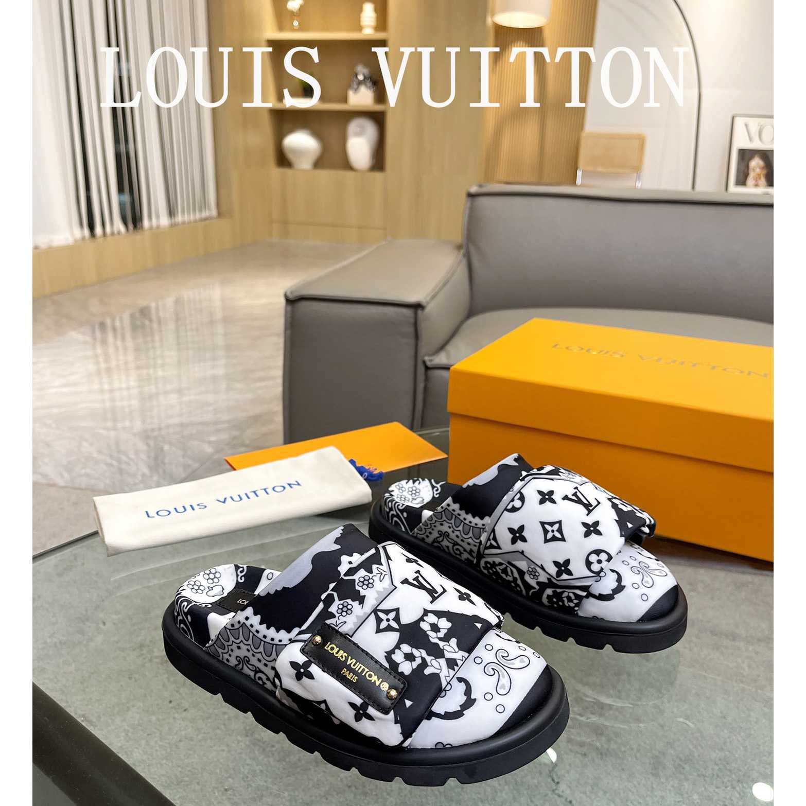 Louis Vuitton Slipper Pillow Flat Comfort Mule - EUR FASHION