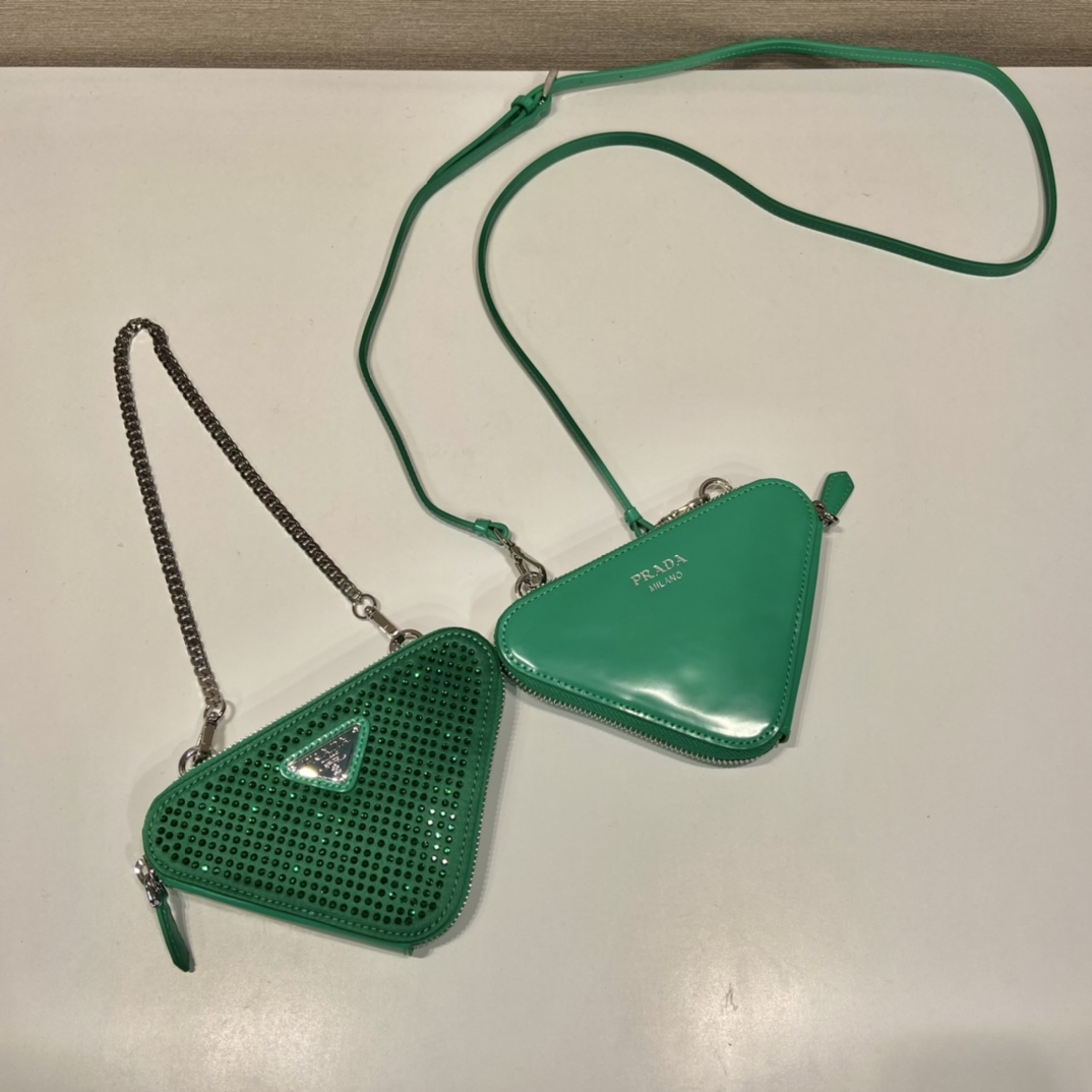 Prada verzierte Minitasche aus Satin und Leder - EUR FASHION