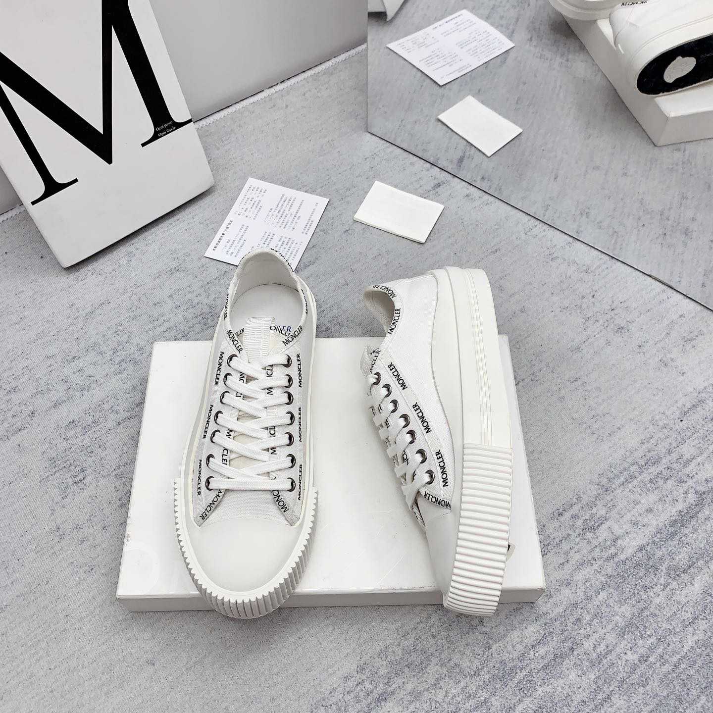 Moncler Glissiere Low-Top-Sneaker - EUR FASHION