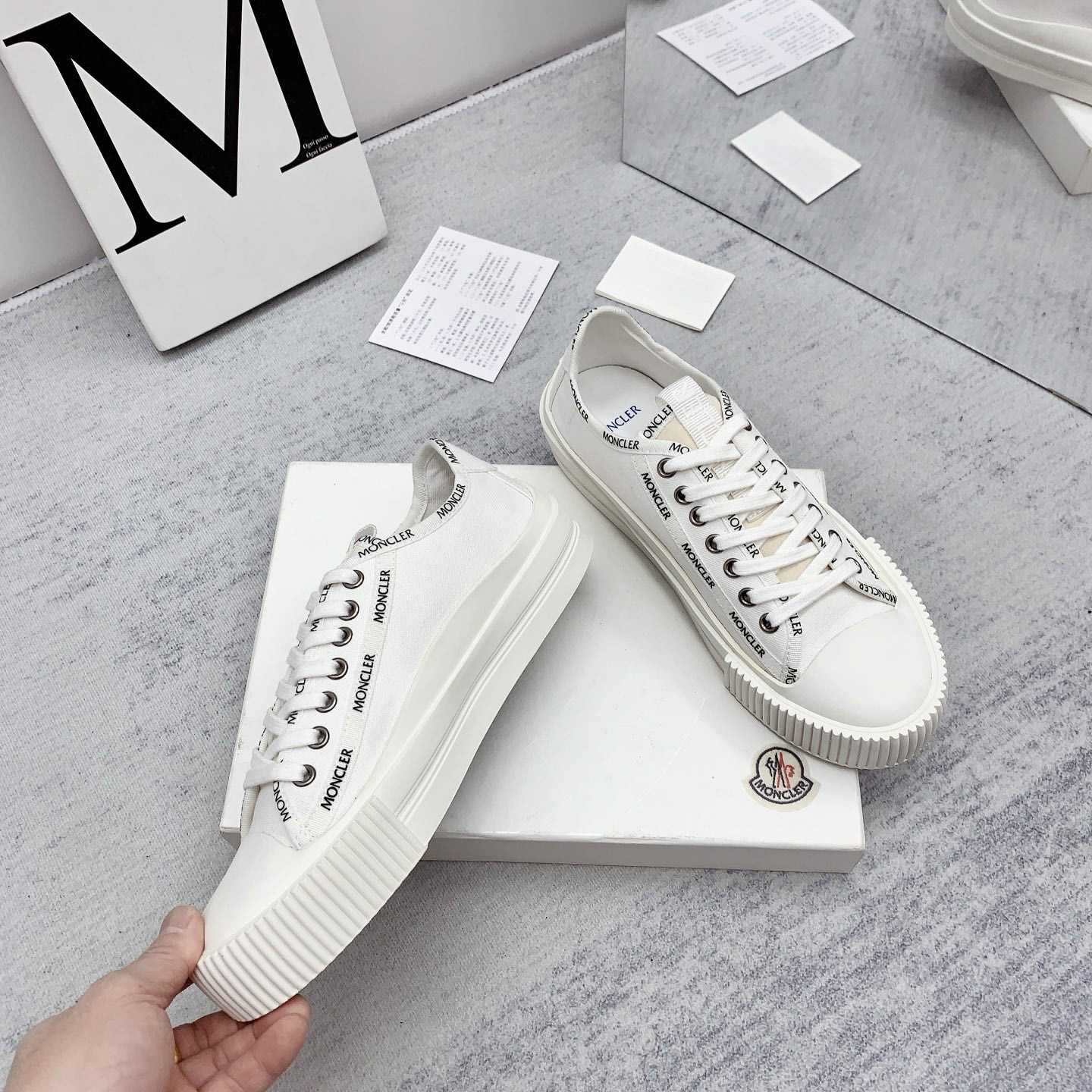 Moncler Glissiere Low-Top-Sneaker - EUR FASHION