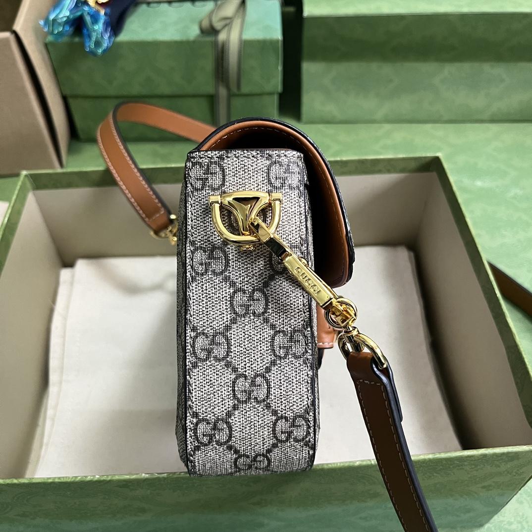 Gucci Horsebit 1955 Mini-Tasche (20,5–14,5–5 cm) - EUR FASHION