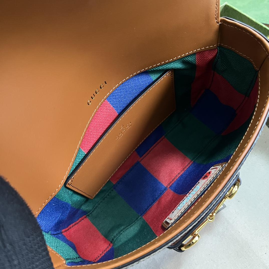 Gucci Horsebit 1955 Mini-Tasche (20,5–14,5–5 cm) - EUR FASHION
