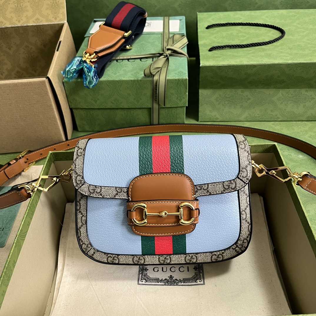 Gucci Horsebit 1955 Mini-Tasche (20,5–14,5–5 cm) - EUR FASHION