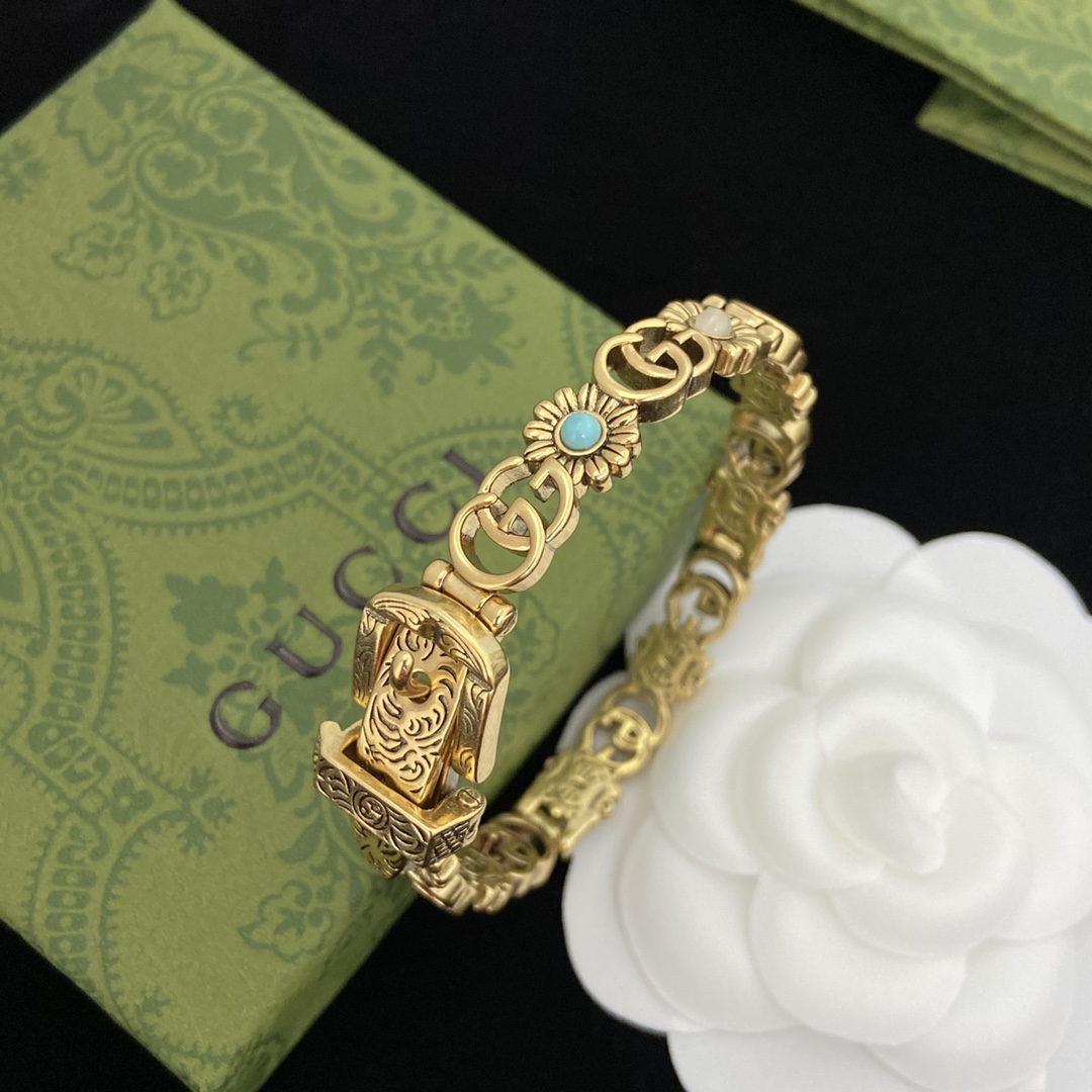 Gucci-Doppel-G-Blumenarmband - EUR FASHION
