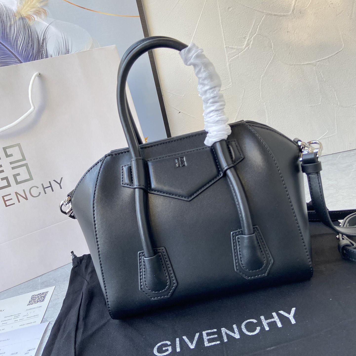 Givenchy Mini Antigona Lock Bag In Box Leder (23*27*13cm) - EUR FASHION