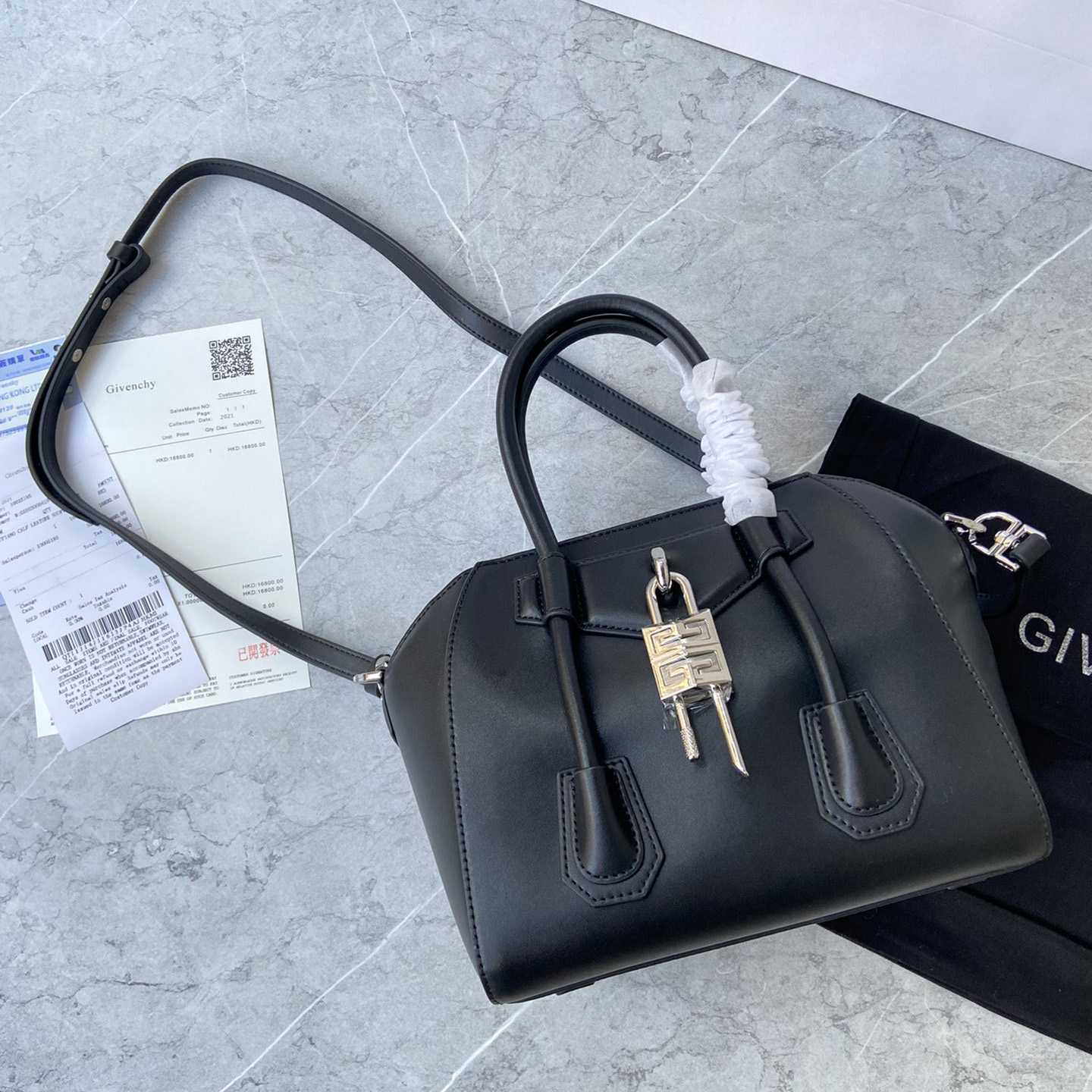 Givenchy Mini Antigona Lock Bag In Box Leder (23*27*13cm) - EUR FASHION