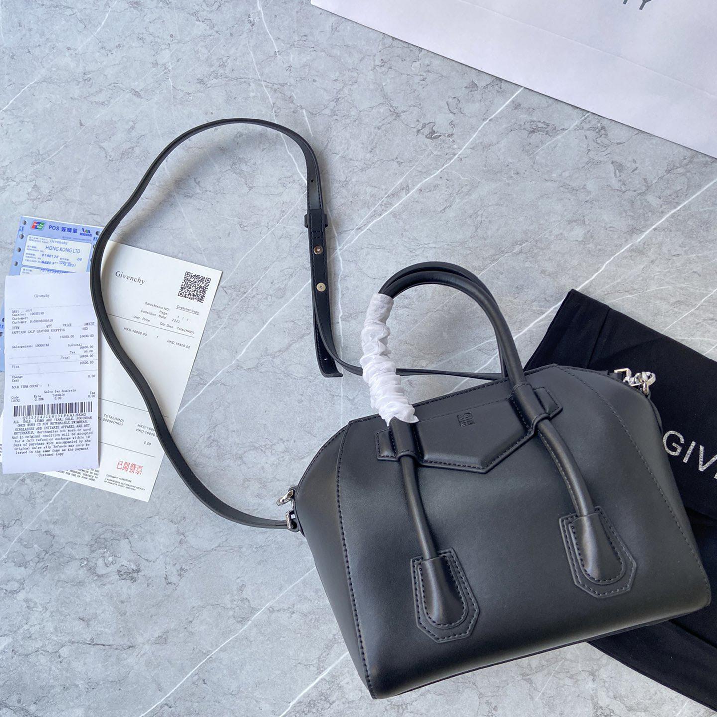 Givenchy Mini Antigona Lock Bag In Box Leder (23*27*13cm) - EUR FASHION