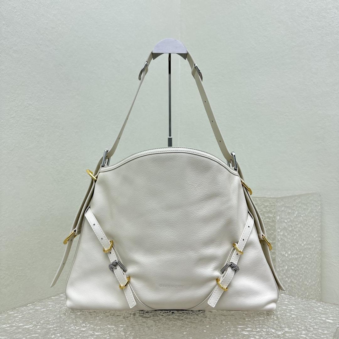 Givenchy Mittelgroße Voyou-Tasche aus Leder (32–37–6,5 cm) - EUR FASHION