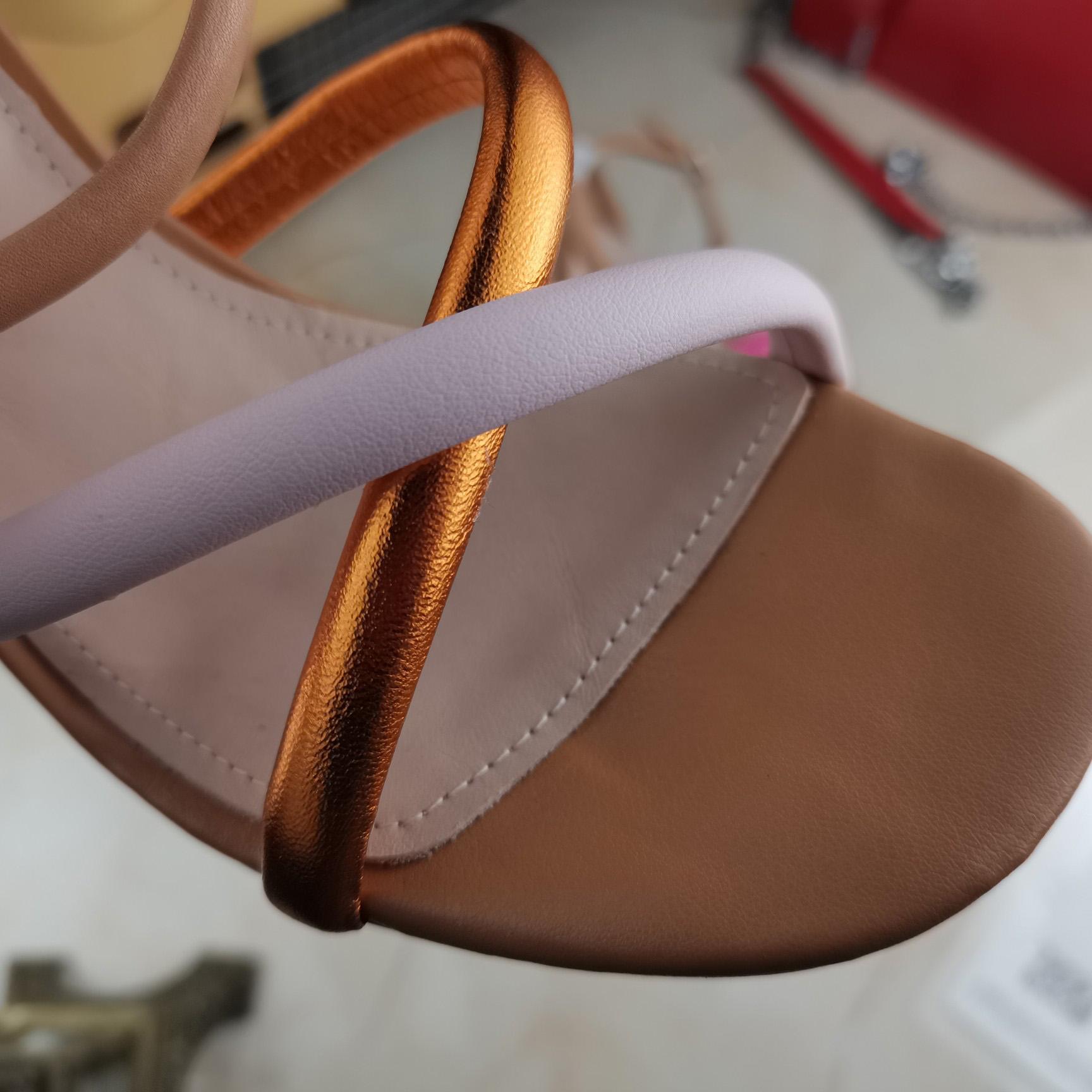 Lila First-Ledersandale für Damen von Fendi - EUR FASHION