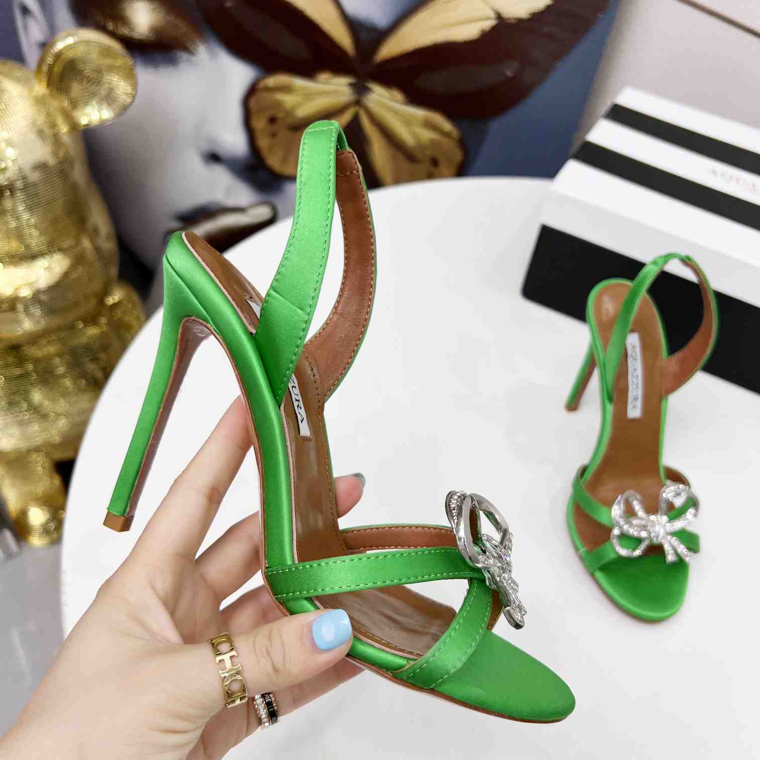 Aquazzura Babe Sandale 105 - EUR FASHION