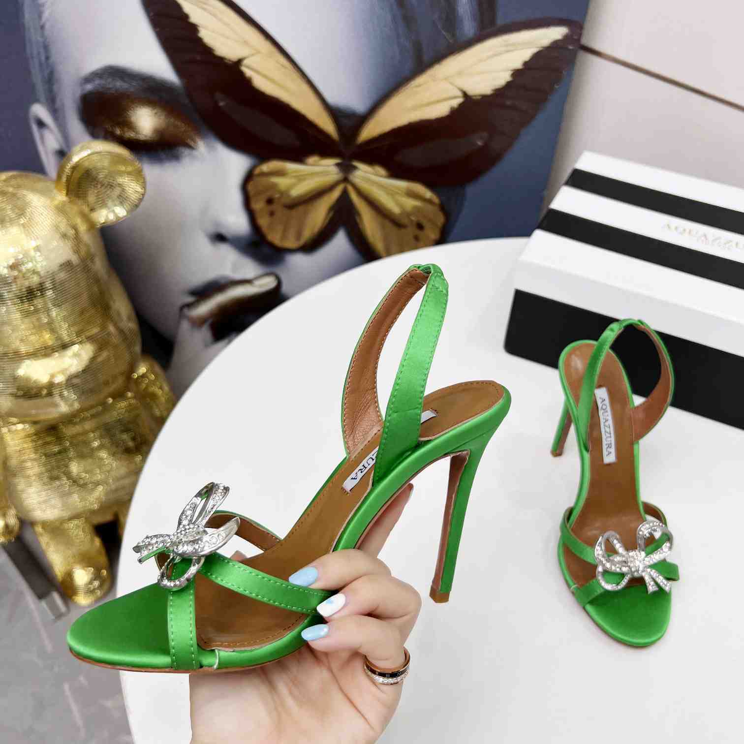 Aquazzura Babe Sandale 105 - EUR FASHION