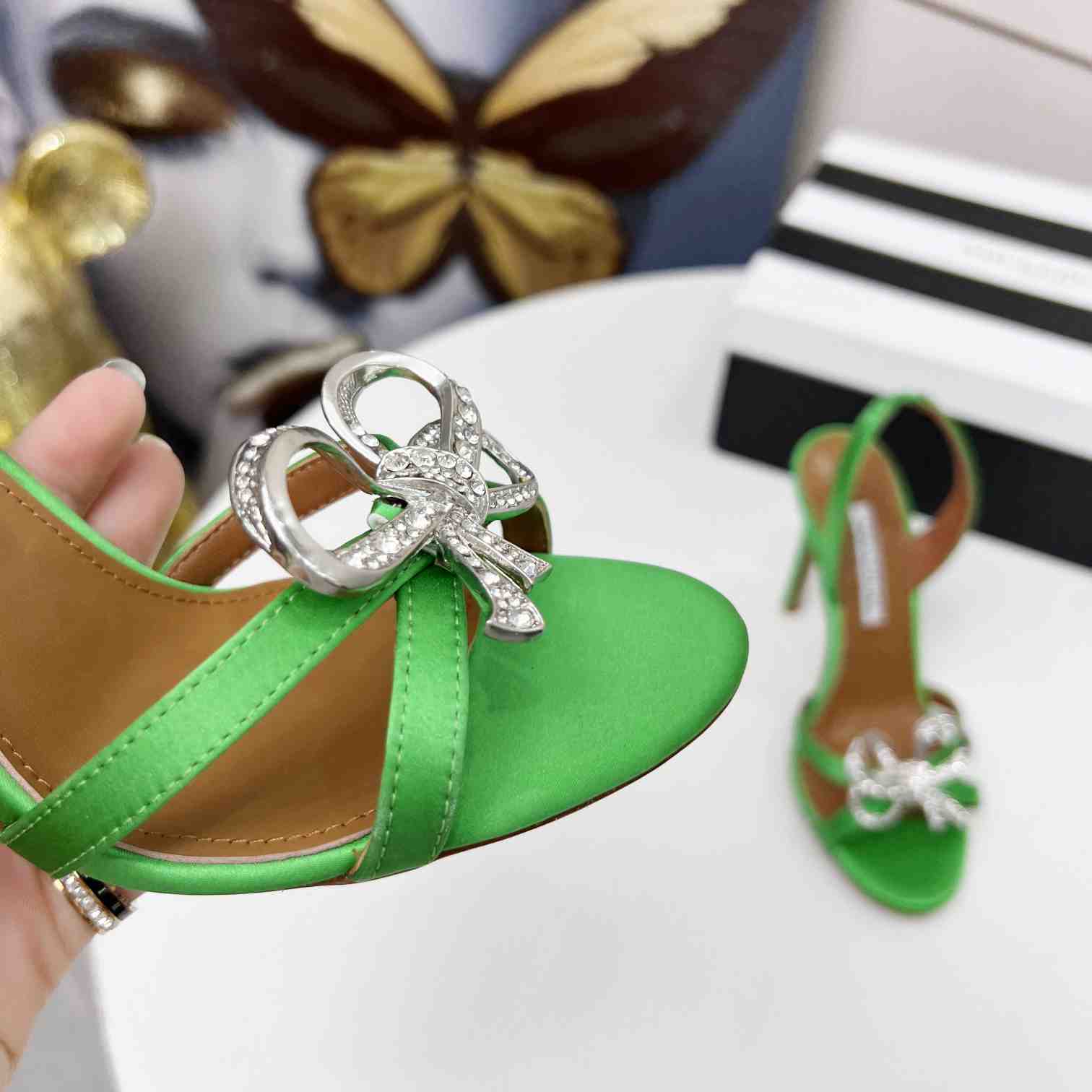 Aquazzura Babe Sandale 105 - EUR FASHION