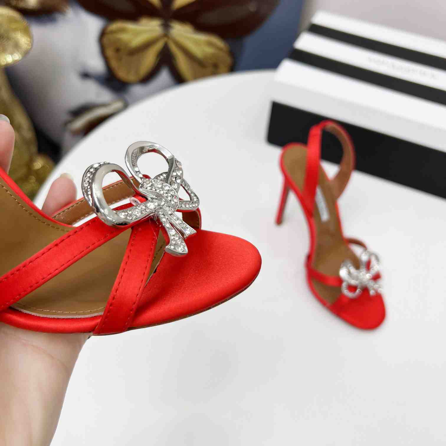 Aquazzura Babe Sandale 105 - EUR FASHION