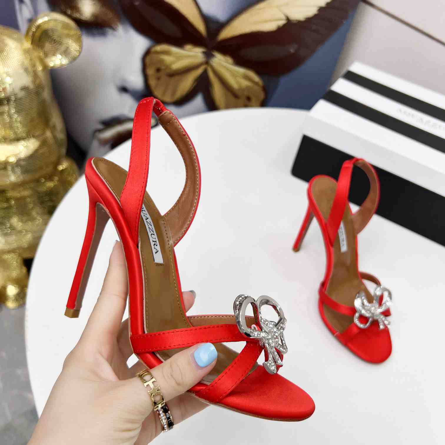 Aquazzura Babe Sandale 105 - EUR FASHION