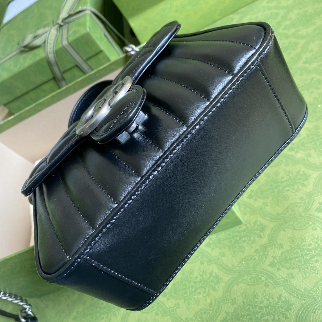 Gucci GG Marmont Mini-Tasche mit Henkel (21 x 15,5 x 8 cm) - EUR FASHION