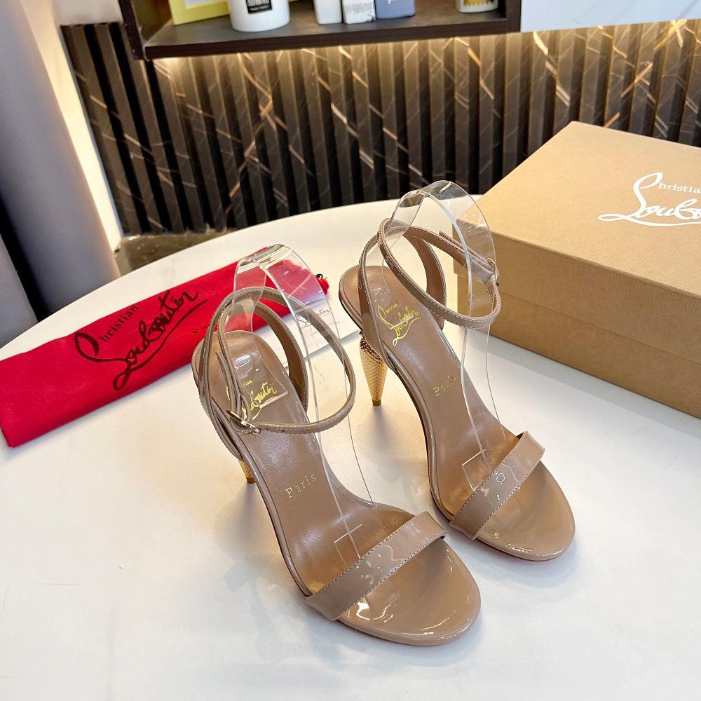 Christian Louboutin Lipqueen 105 Lackledersandalen - EUR FASHION