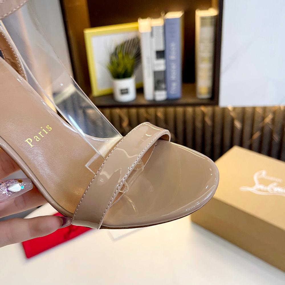 Christian Louboutin Lipqueen 105 Lackledersandalen - EUR FASHION