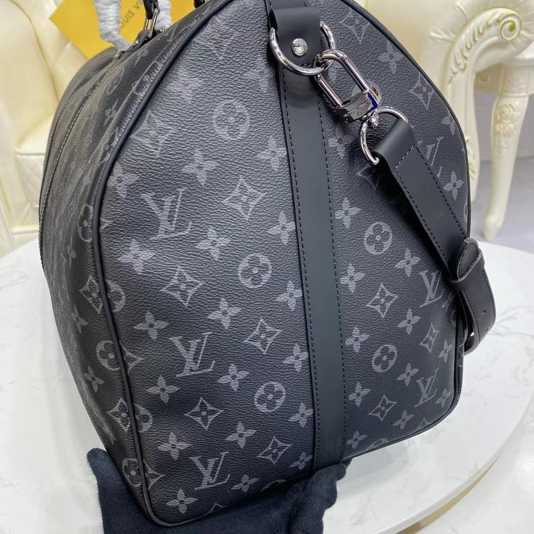 Louis Vuitton Keepall 55 Monogram Eclipse (55-24-30CM) - EUR FASHION
