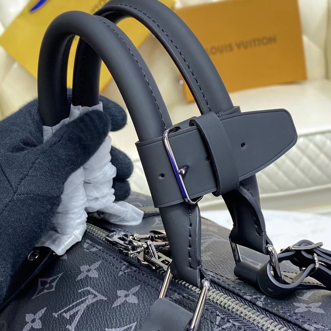 Louis Vuitton Keepall 55 Monogram Eclipse (55-24-30CM) - EUR FASHION
