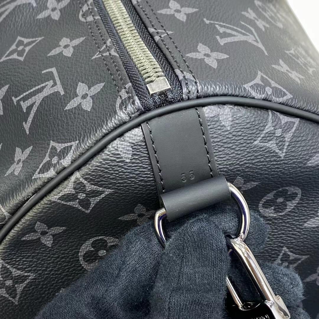 Louis Vuitton Keepall 55 Monogram Eclipse (55-24-30CM) - EUR FASHION