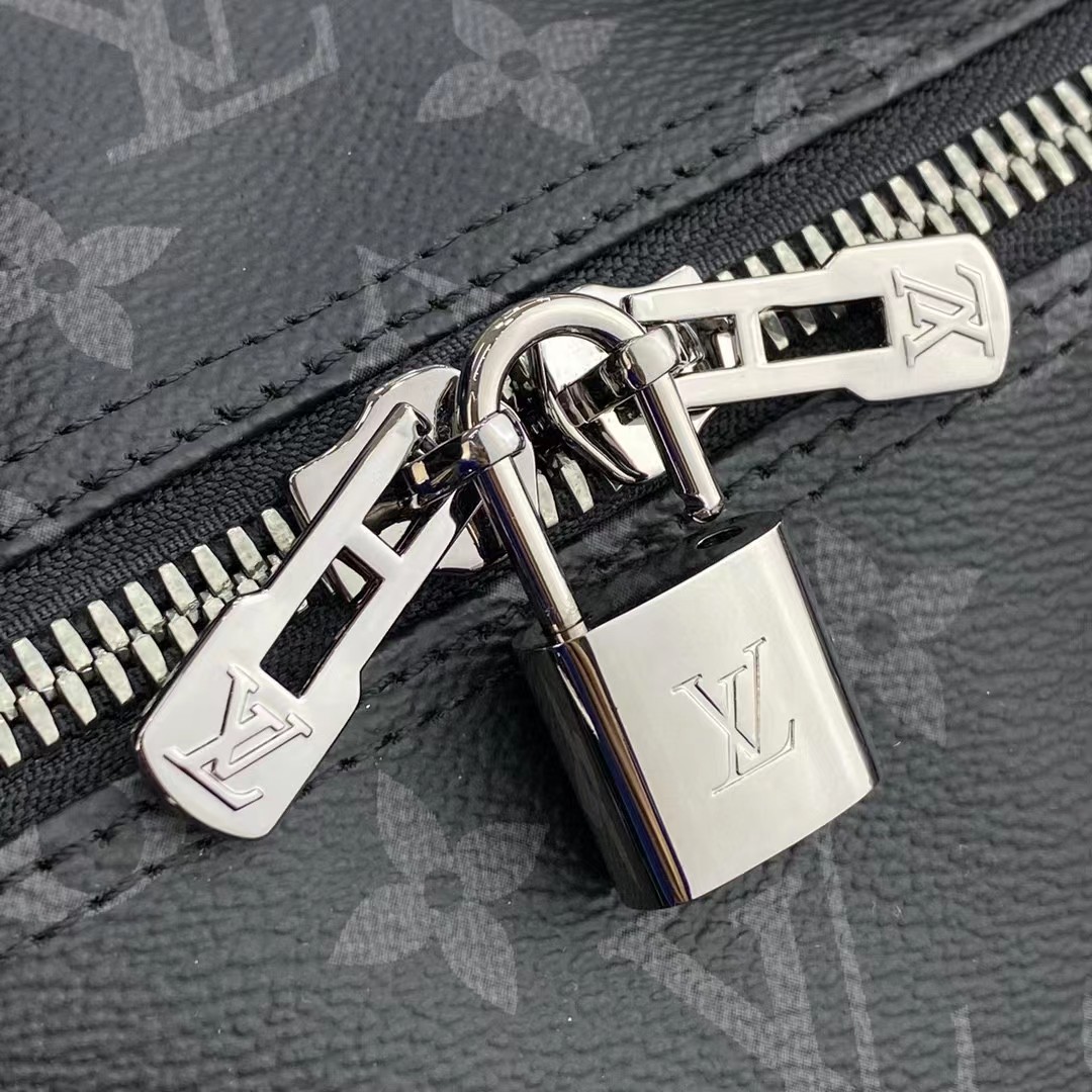 Louis Vuitton Keepall 55 Monogram Eclipse (55-24-30CM) - EUR FASHION
