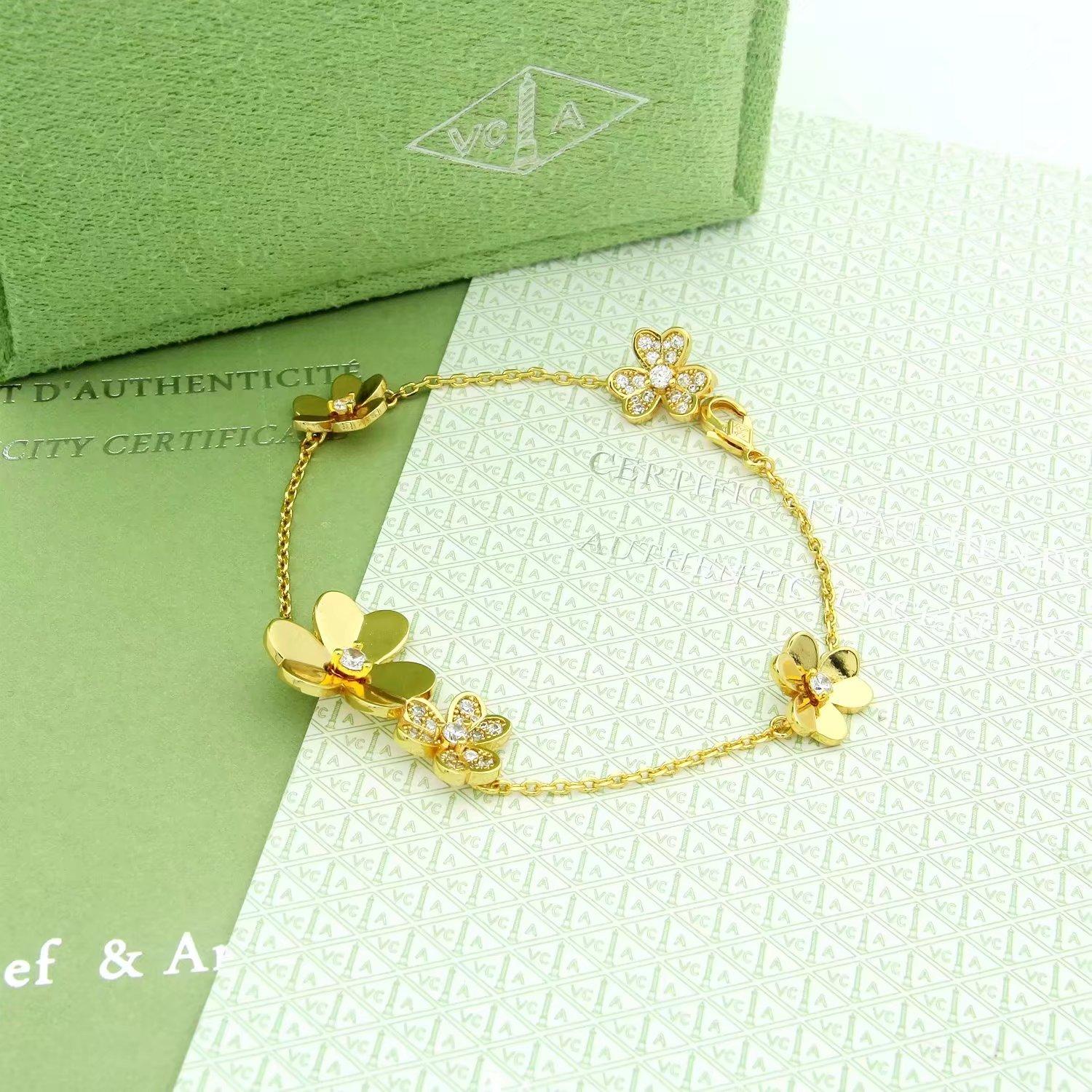 Van Cleef & Arpels Frivole Armband, 5 Blumen - EUR FASHION