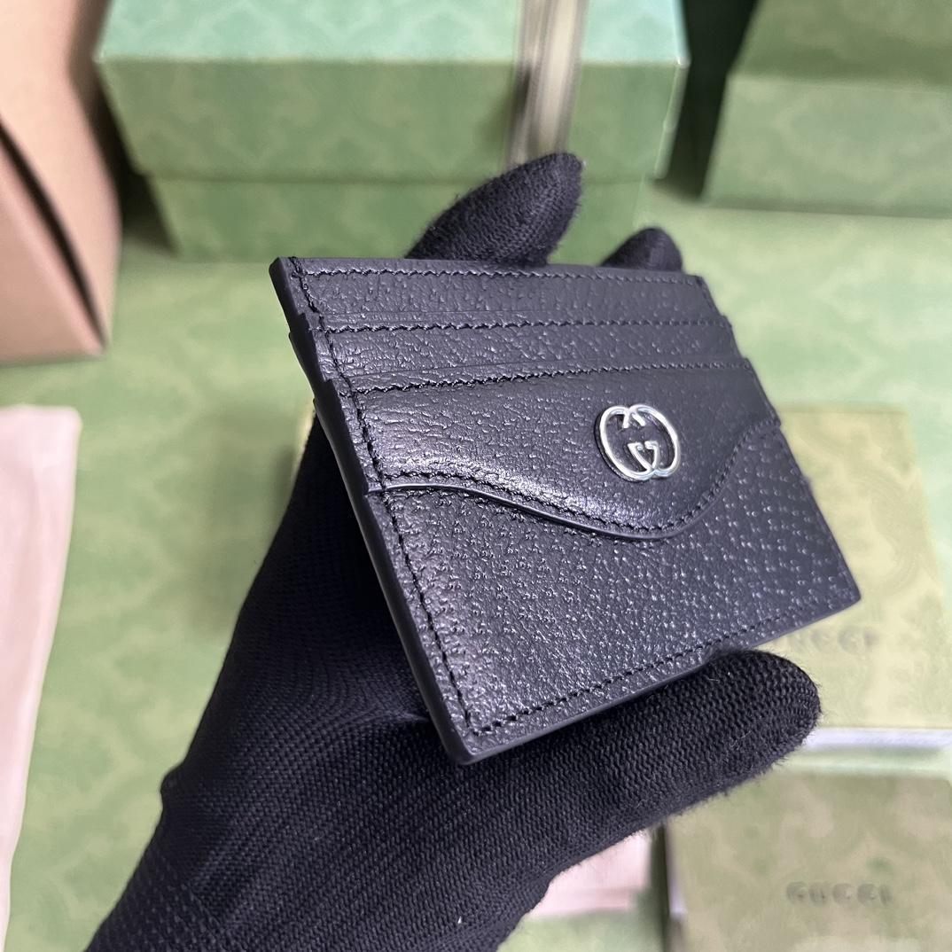 Gucci-Kartenetui mit ineinandergreifendem G (10–7 cm) - EUR FASHION