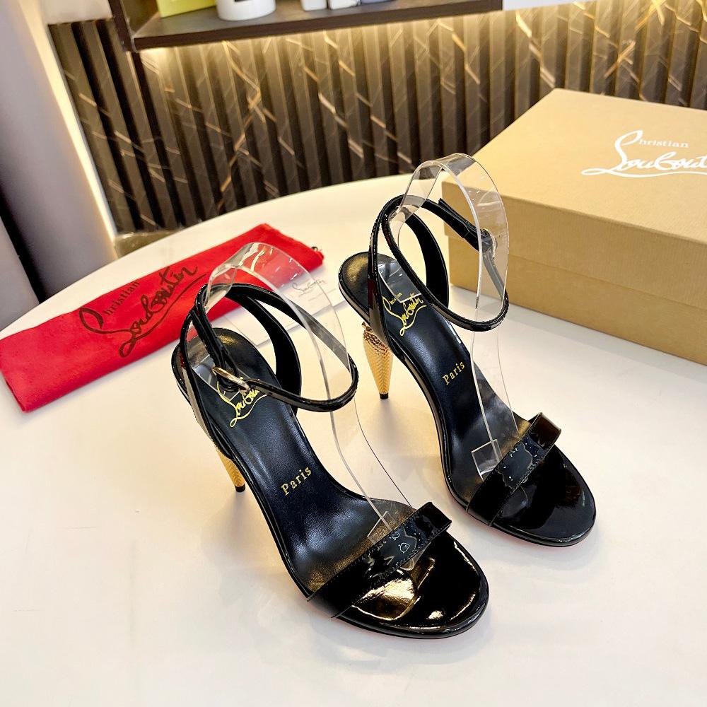 Christian Louboutin Lipqueen 105 Lackledersandalen - EUR FASHION