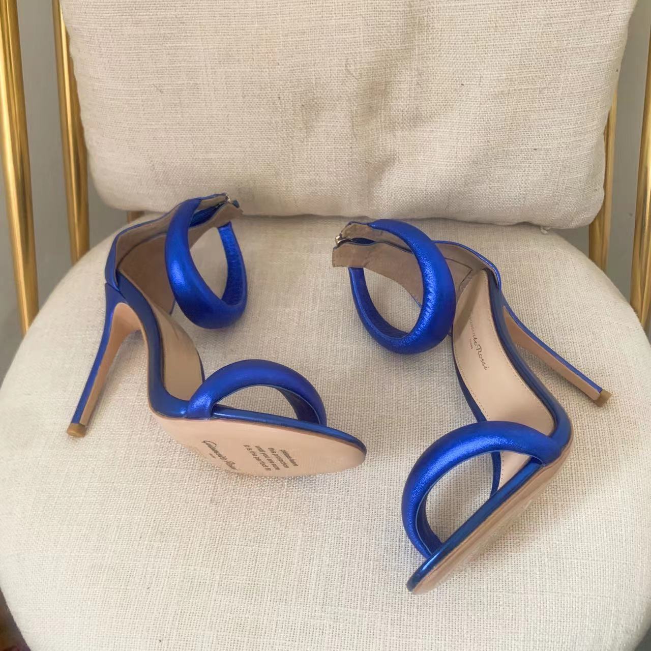 Gianvito Rossi Bijoux-Sandalen aus Leder - EUR FASHION