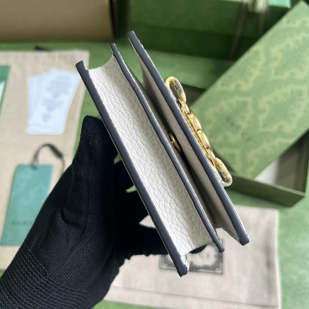 Gucci-Geldbörse mit ineinandergreifender G-Python-Schleife - EUR FASHION