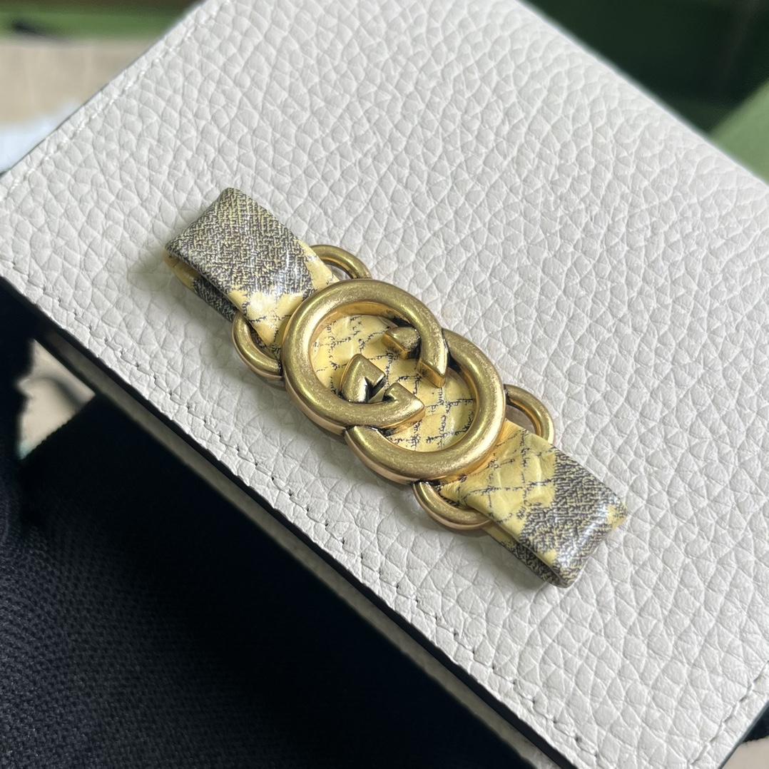 Gucci-Geldbörse mit ineinandergreifender G-Python-Schleife - EUR FASHION