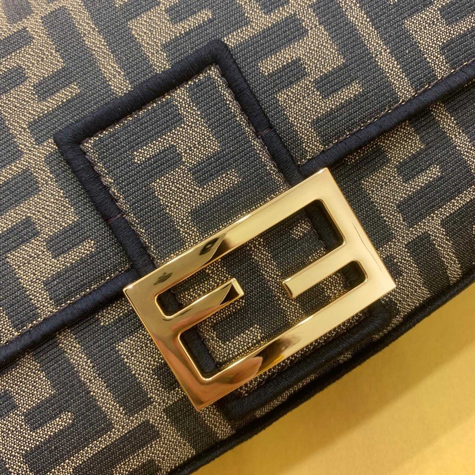 Fendi Tasche aus Baguette-Jacquard-FF-Stoff - EUR FASHION
