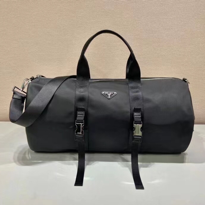 Prada-Reisetasche aus Nylon und Saffiano-Leder - EUR FASHION