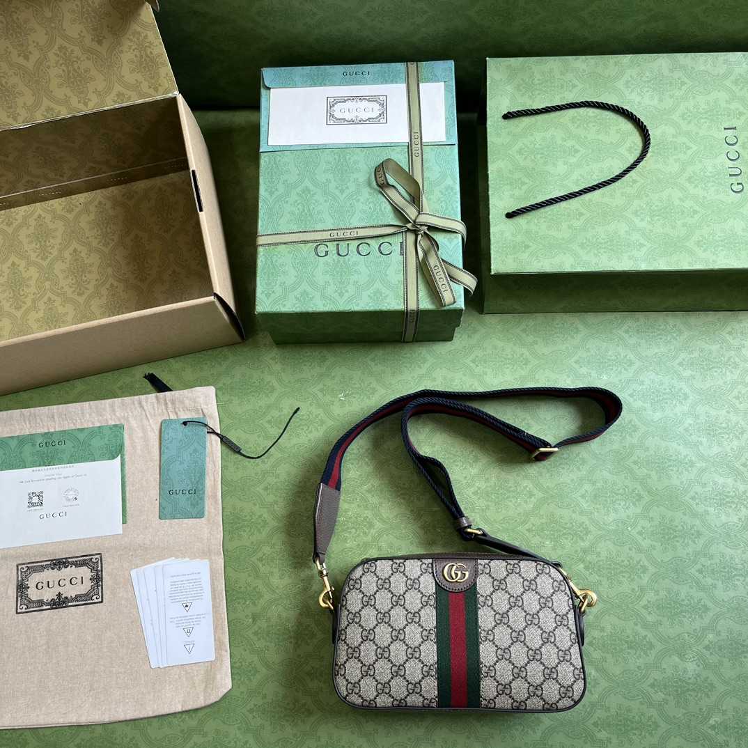 Gucci Ophidia GG Kleine Umhängetasche (23,9 x 15,2 x 6,9 cm) - EUR FASHION