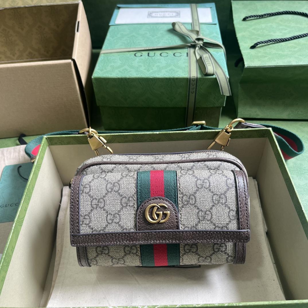 Gucci Ophidia GG Mini-Tasche (20–12,5–9 cm) - EUR FASHION