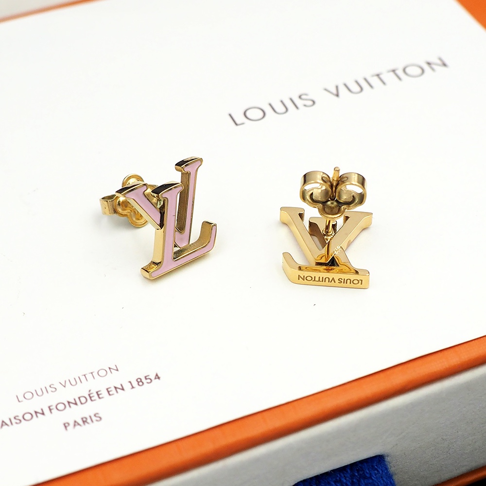 Ikonische Emaille-Ohrringe von Louis Vuitton LV M01136 - EUR FASHION
