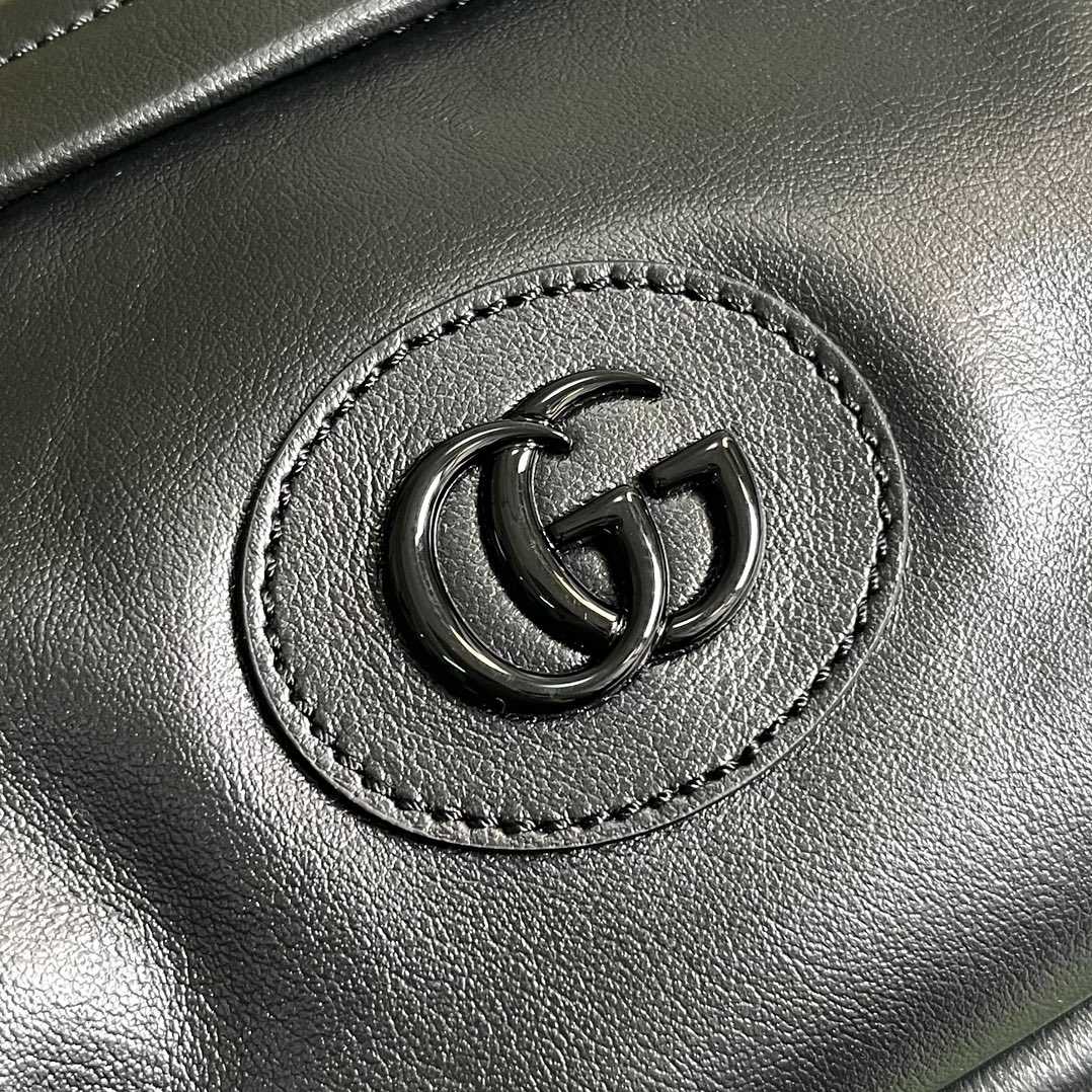 Gucci-Umhängetasche mit farblich abgestimmtem Doppel-G (23,5–15,5–8 cm) - EUR FASHION