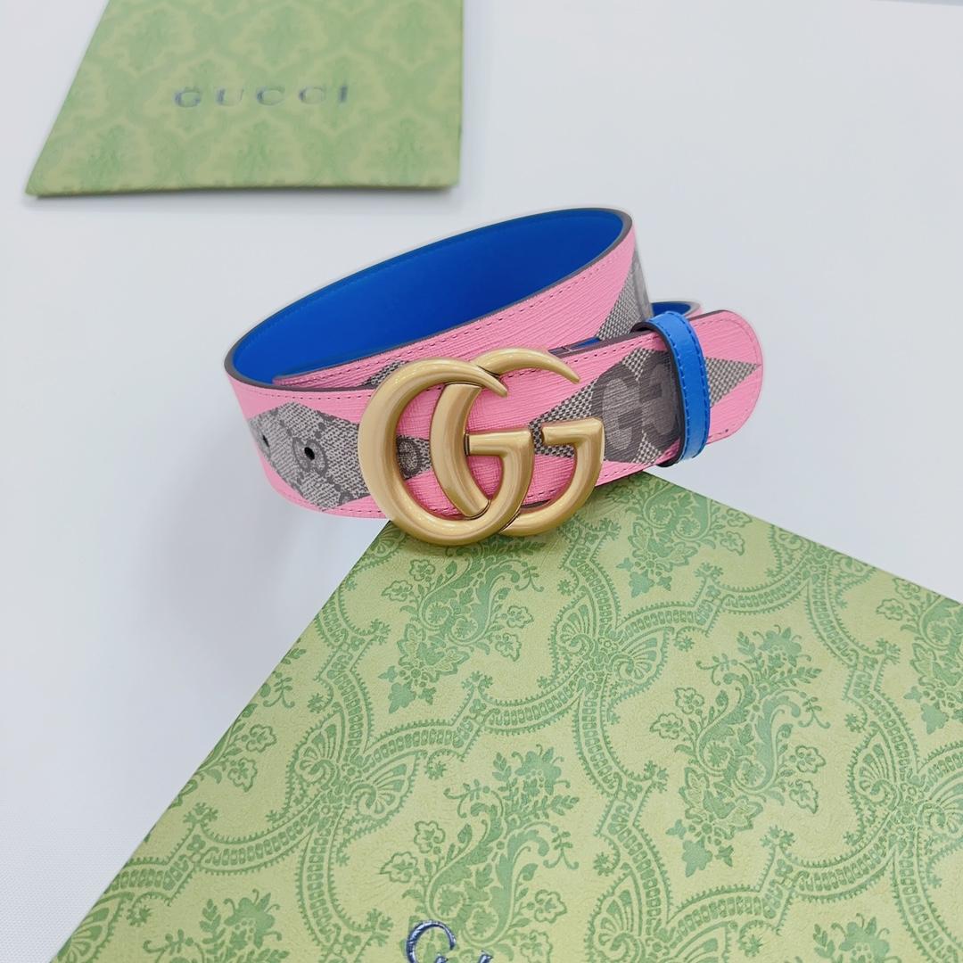 Gucci GG Marmont breiter Gürtel - EUR FASHION