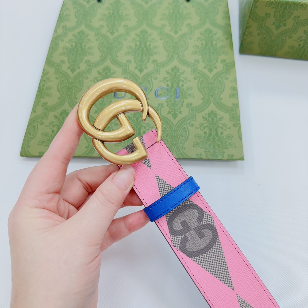 Gucci GG Marmont breiter Gürtel - EUR FASHION