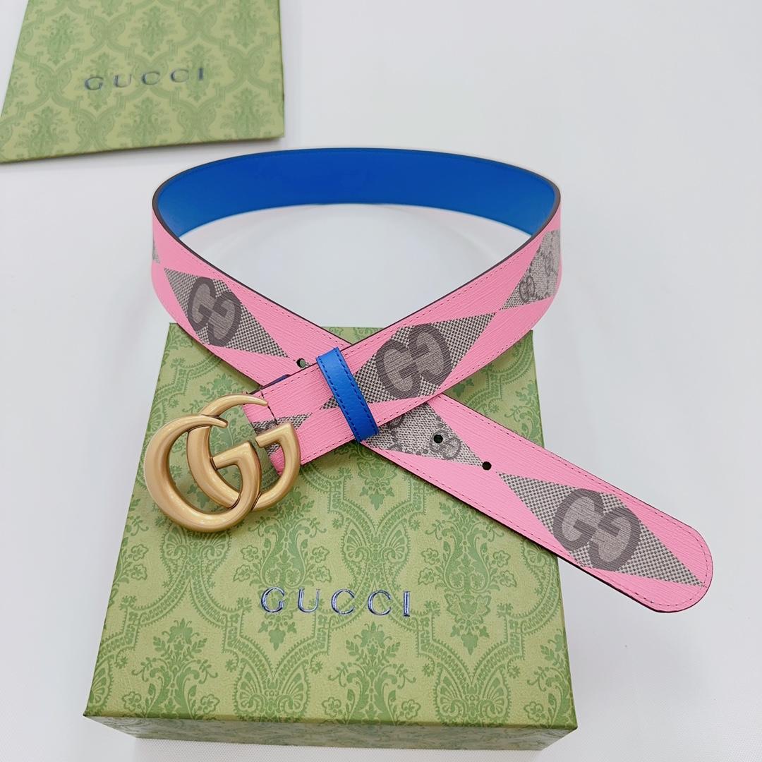 Gucci GG Marmont breiter Gürtel - EUR FASHION