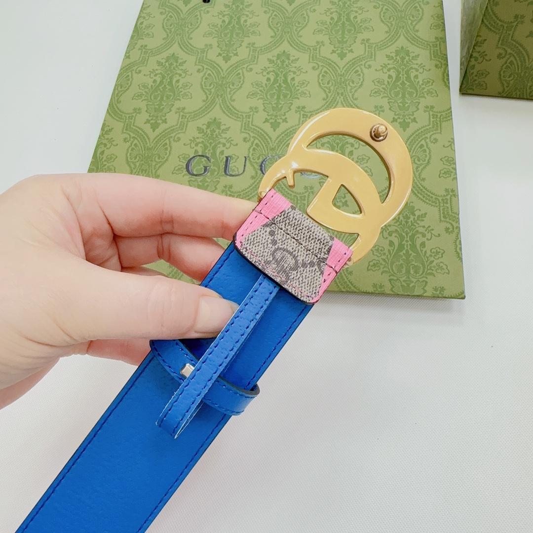 Gucci GG Marmont breiter Gürtel - EUR FASHION