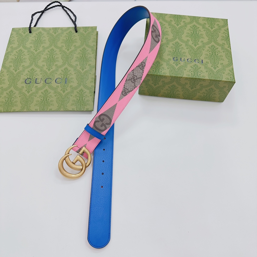 Gucci GG Marmont breiter Gürtel - EUR FASHION