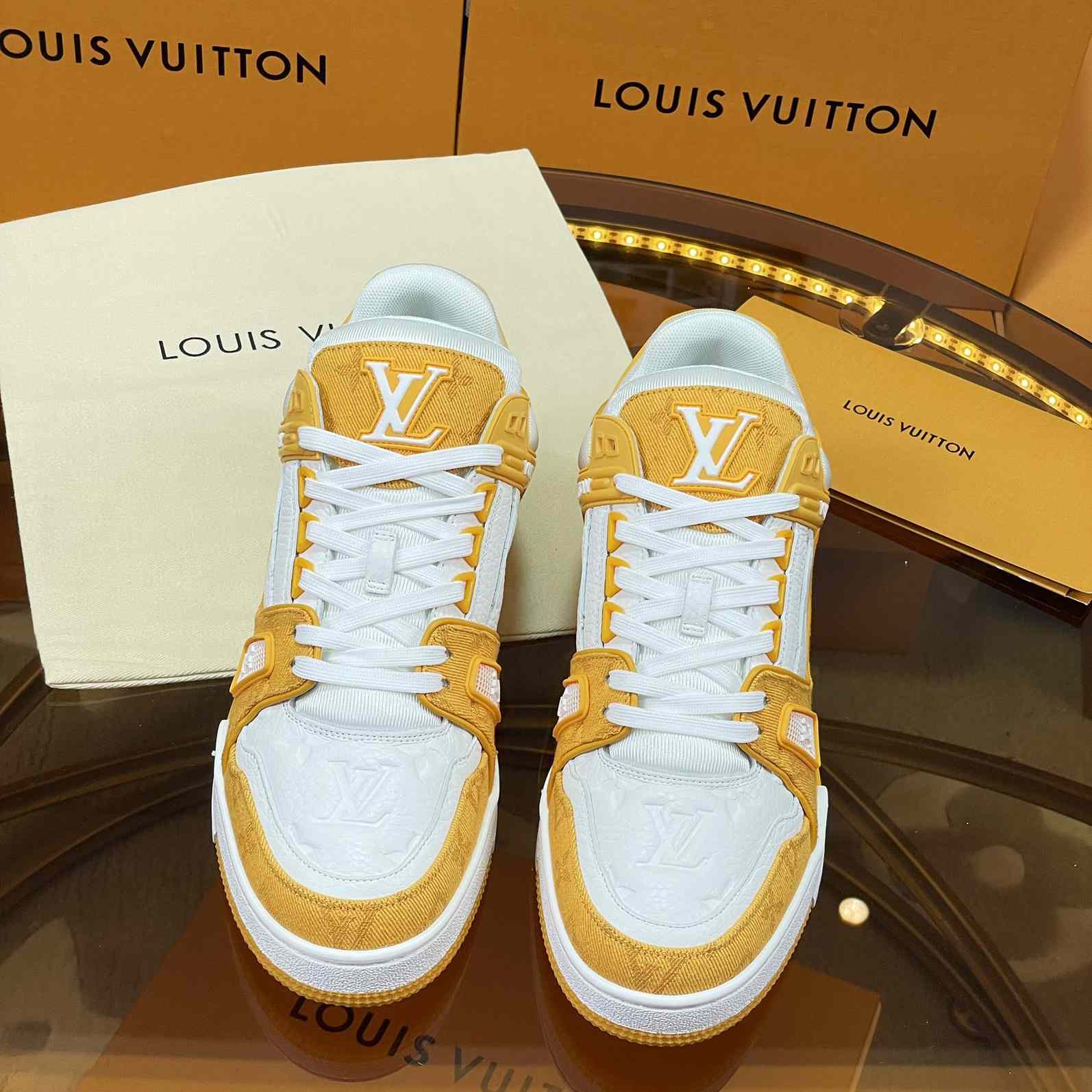 Louis Vuitton Lv Trainer Sneaker (in britischer Größe) 1AARF8 - EUR FASHION