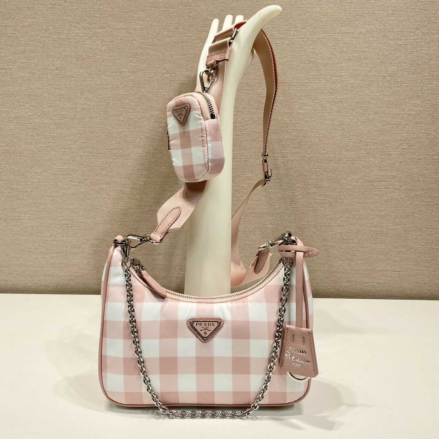 Prada Re-Edition 2005 bedruckte Re-Nylon-Tasche - EUR FASHION