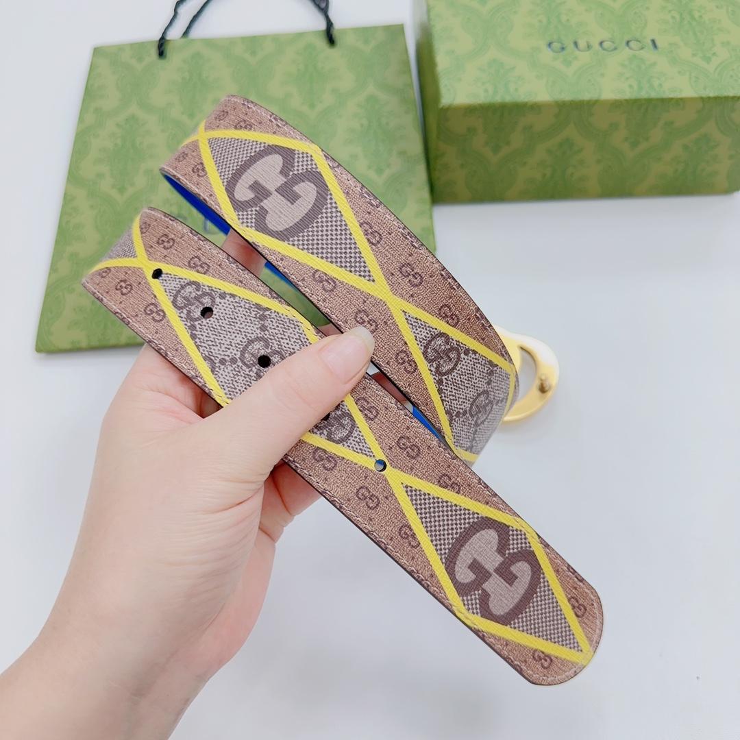 Gucci GG Marmont breiter Gürtel - EUR FASHION