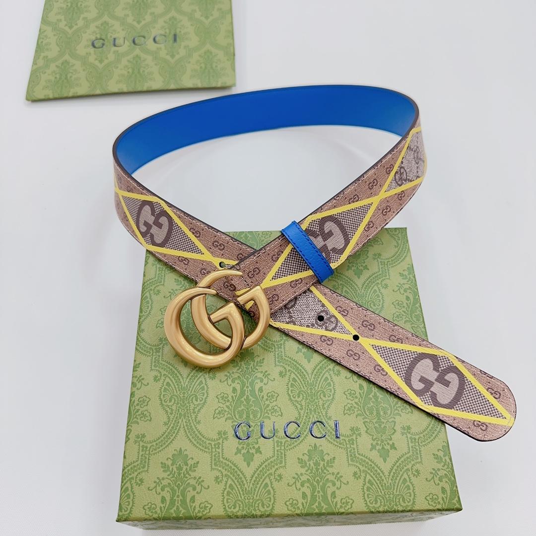 Gucci GG Marmont breiter Gürtel - EUR FASHION