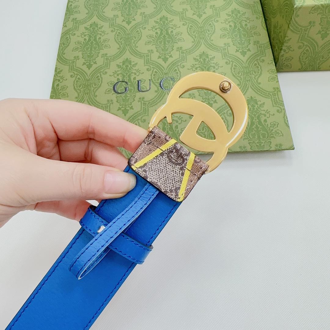Gucci GG Marmont breiter Gürtel - EUR FASHION